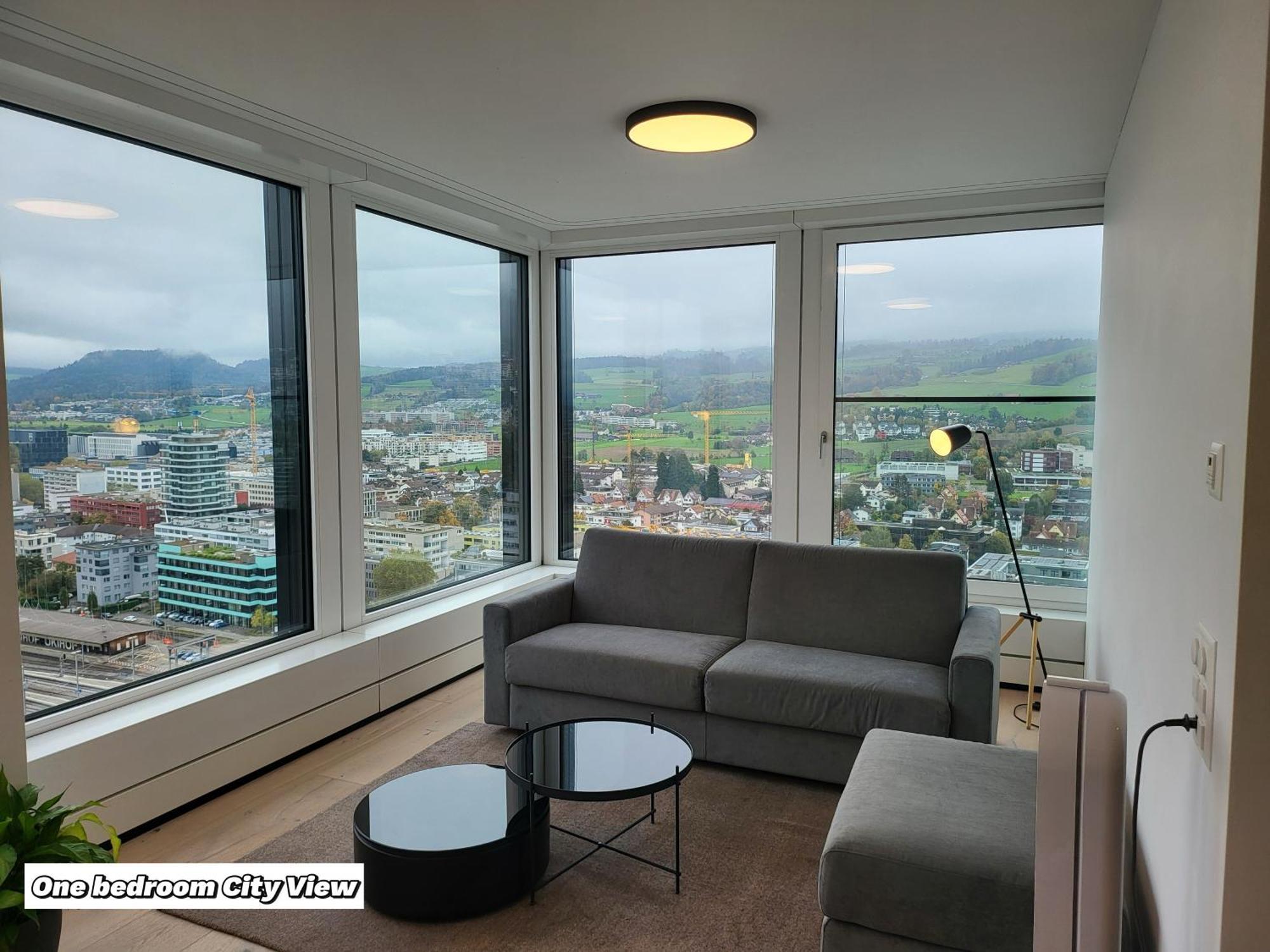 Park Tower City View Apartments Цуг Экстерьер фото