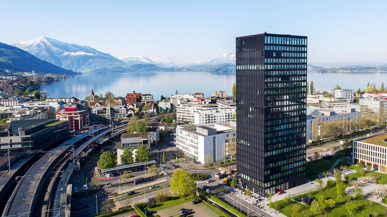 Park Tower City View Apartments Цуг Экстерьер фото